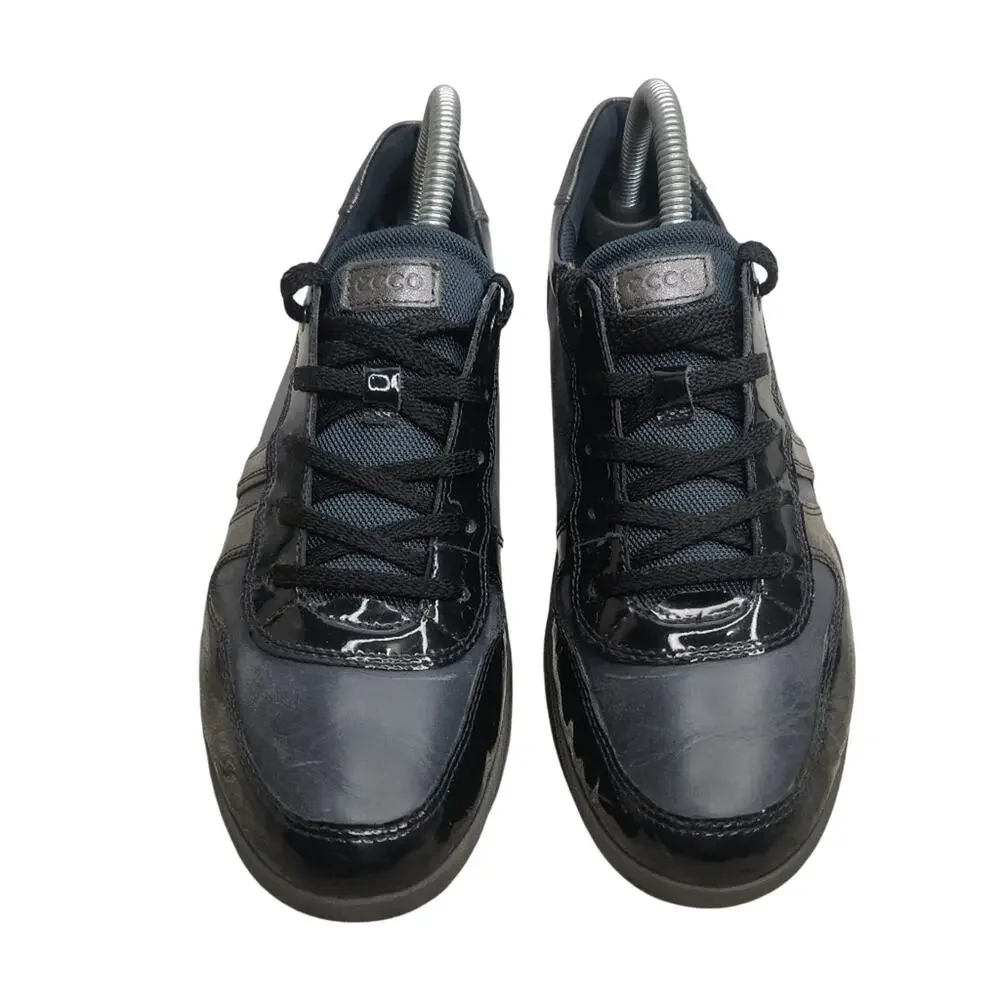 Blue leather Sneakers sz 40 sz 9 by ecco